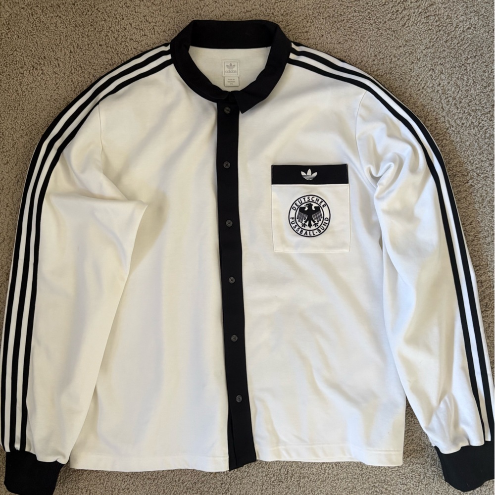 Adidas Originals DFB Germany Retro Button-Up Track Jacket - 2XL